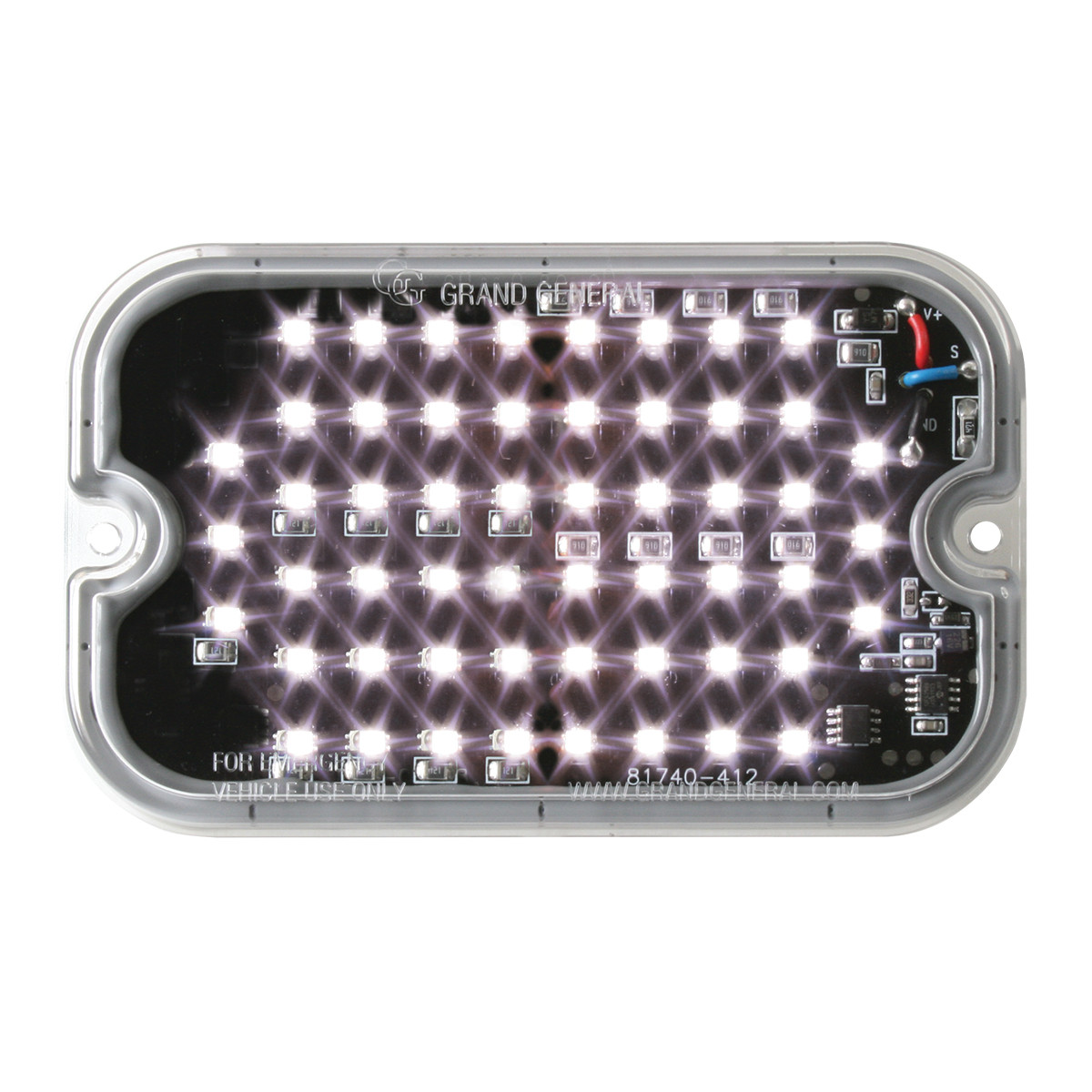 Ultra Thin Large Rectangular LED Strobe Light - Thumbnail 2