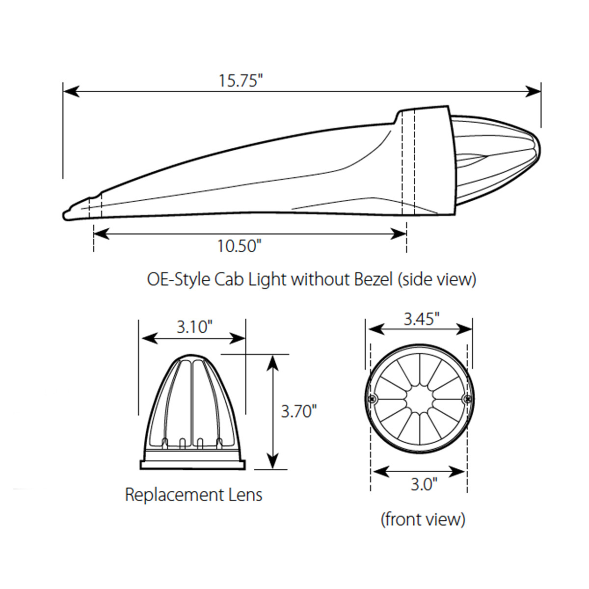 OE Style LED Cab Light