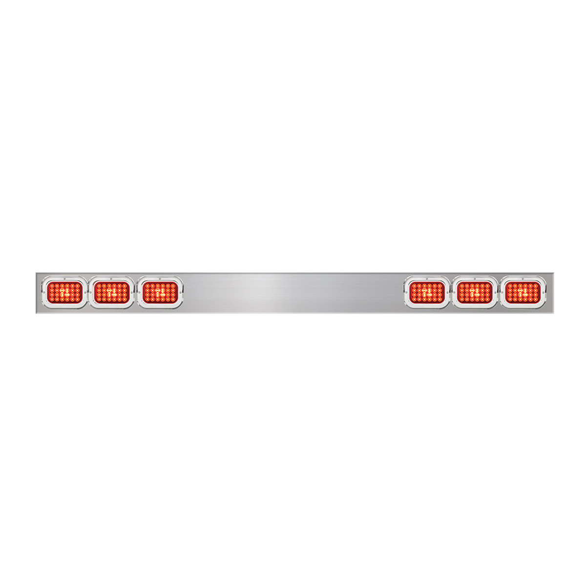 1-Pc Chrome Plated Steel Light Bar