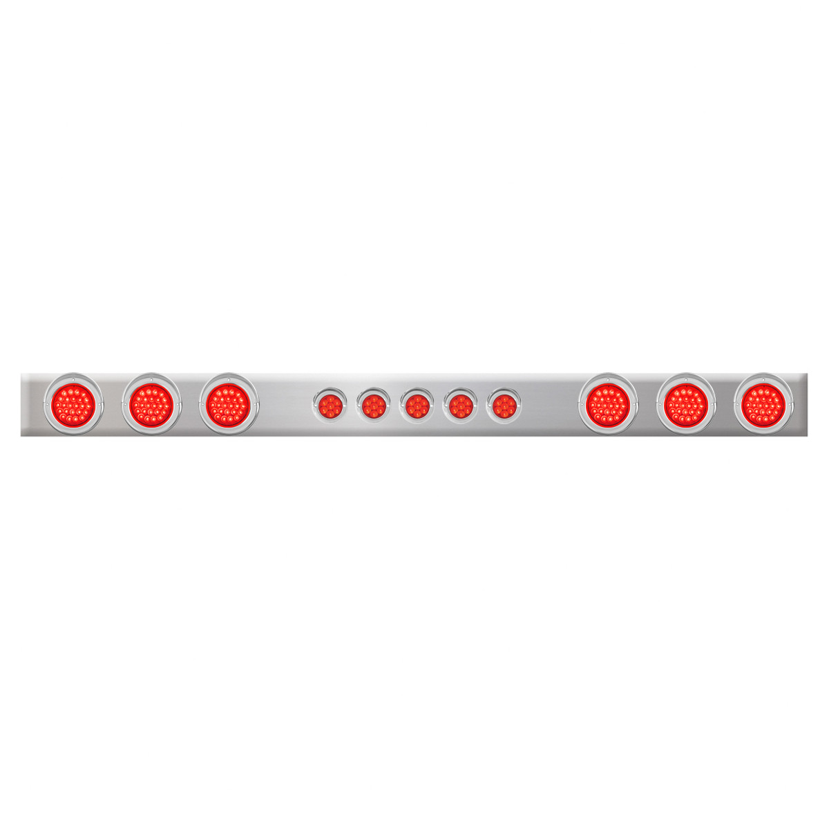 1-Pc Chrome Plated Steel Light Bar