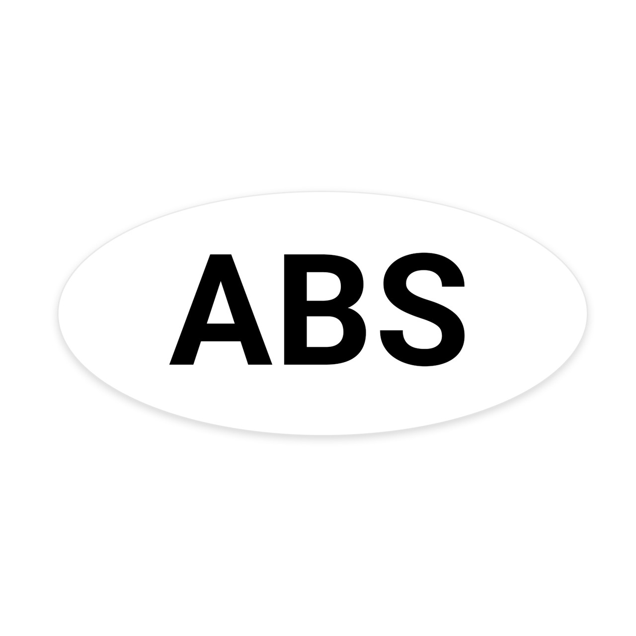Amber ABS LED Light with "ABS" Logo