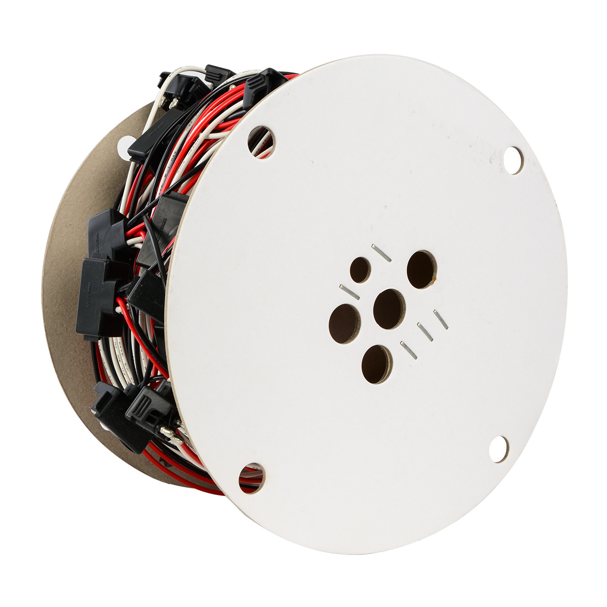 Continuous 3-Prong Right Angle Light Plug Wire Harness Roll