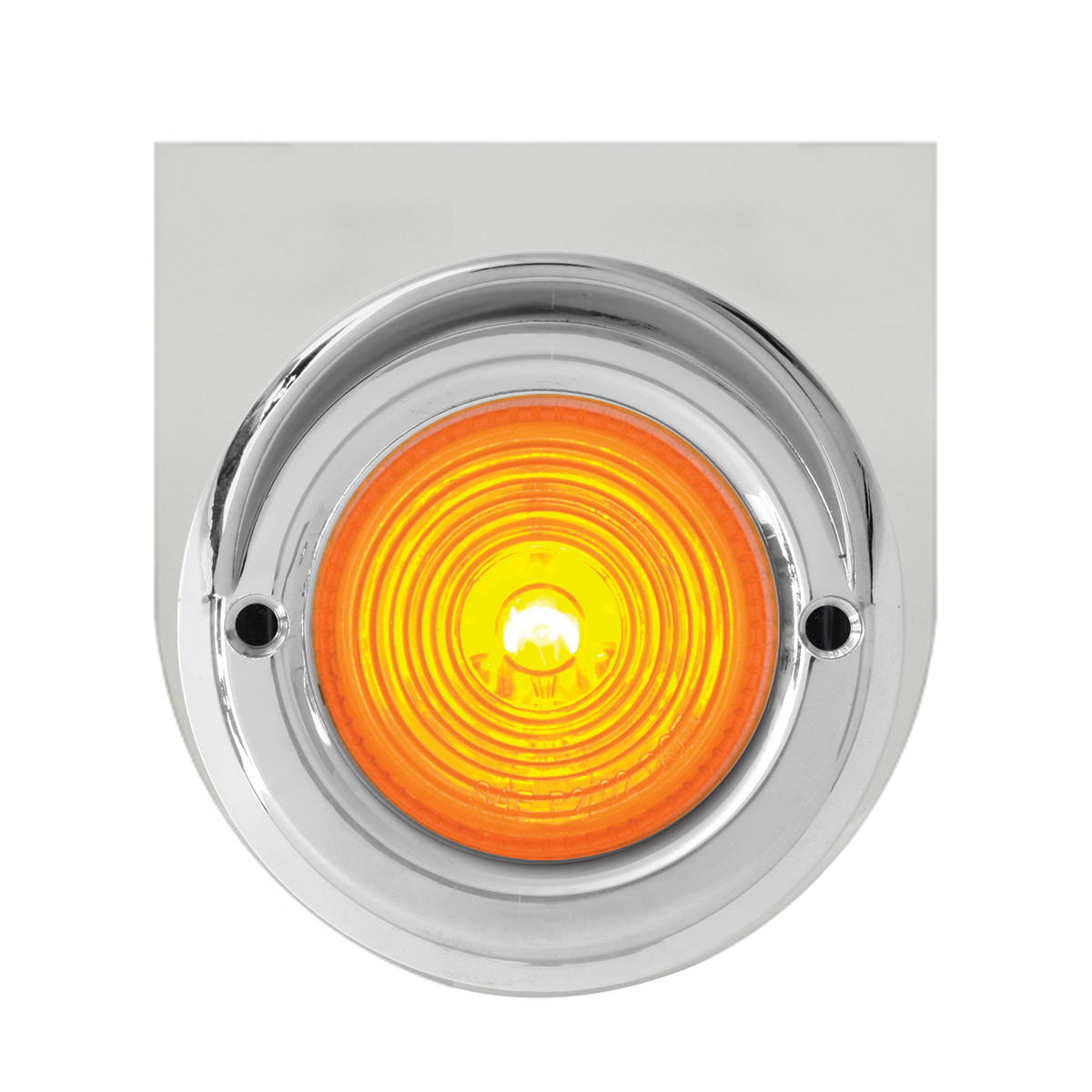 Stainless Steel L Bracket w/ Single 2" Round Light