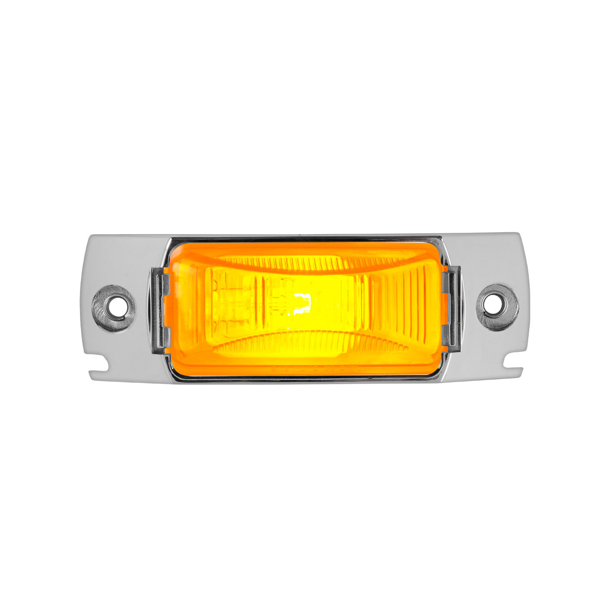 Small Rectangular Single Bulb Sealed Light w/ Chrome Base - Thumbnail 2