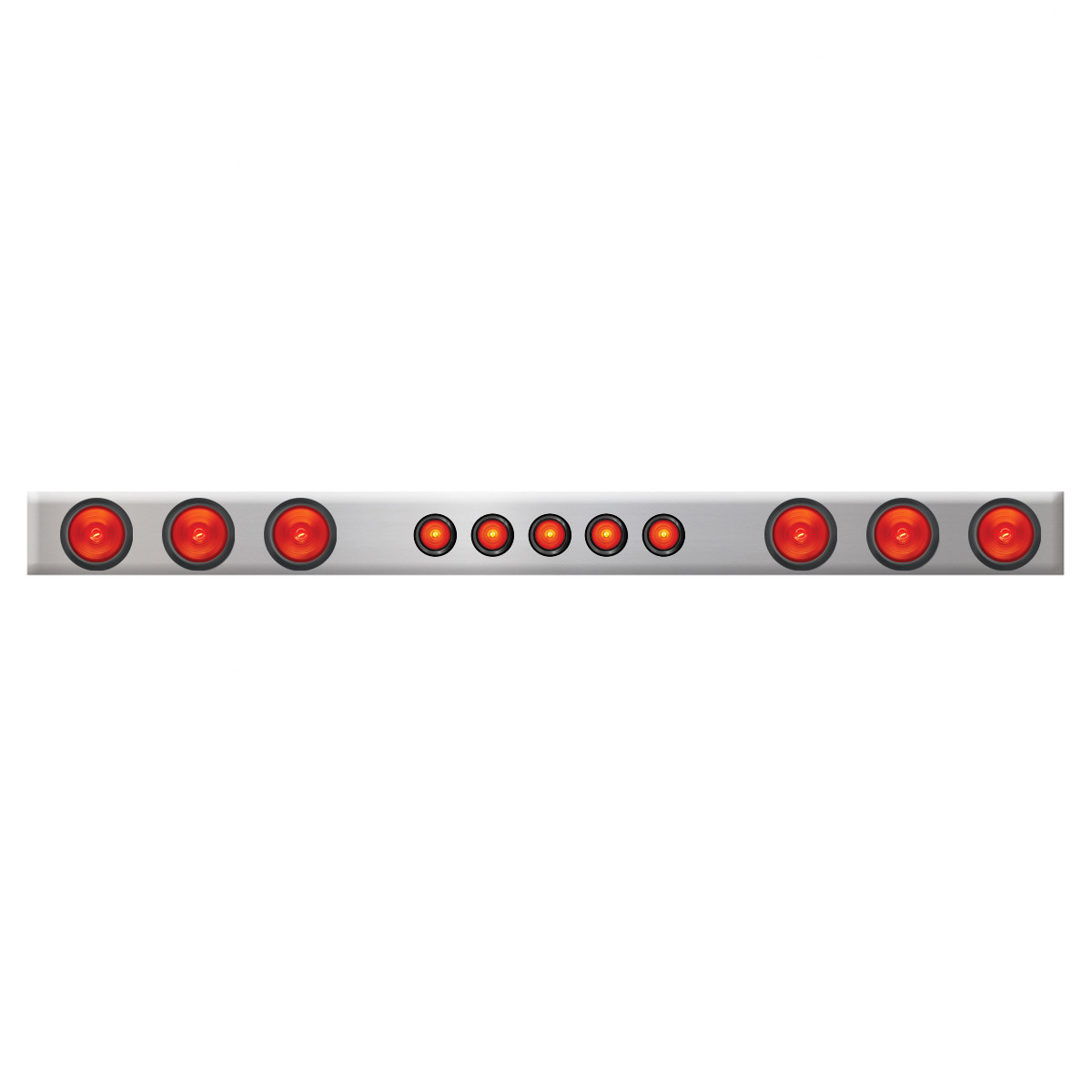 1-Pc Chrome Plated Steel Light Bar - Thumbnail 2