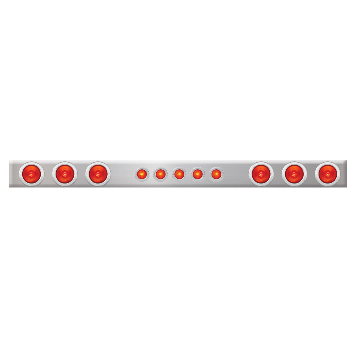1-Pc Chrome Plated Steel Light Bar - Thumbnail 2