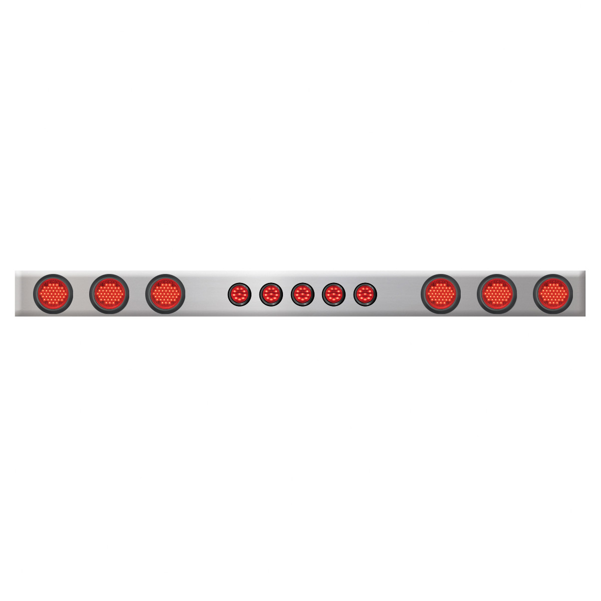 1-Pc Chrome Plated Steel Light Bar - Thumbnail 2
