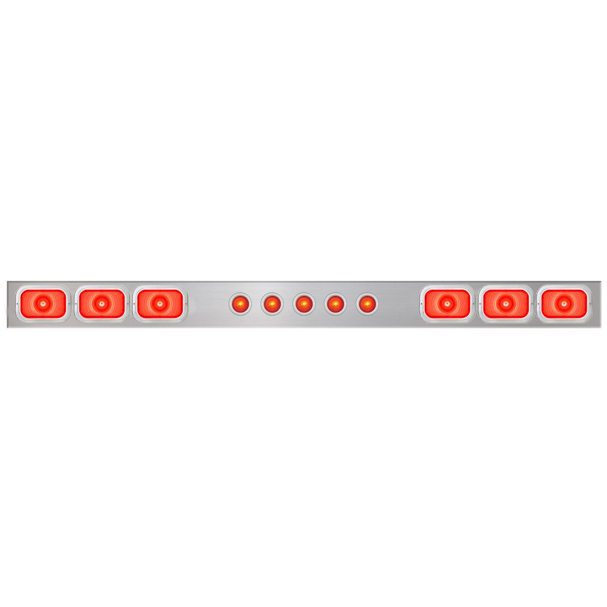 1-Pc Chrome Plated Steel Light Bar
