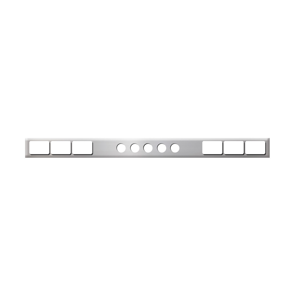 1-Pc Chrome Plated Steel Light Bar Only