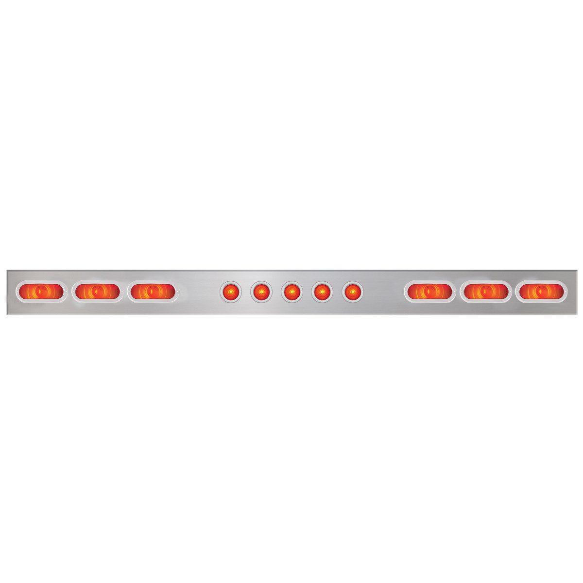 1-Pc Chrome Plated Steel Light Bar