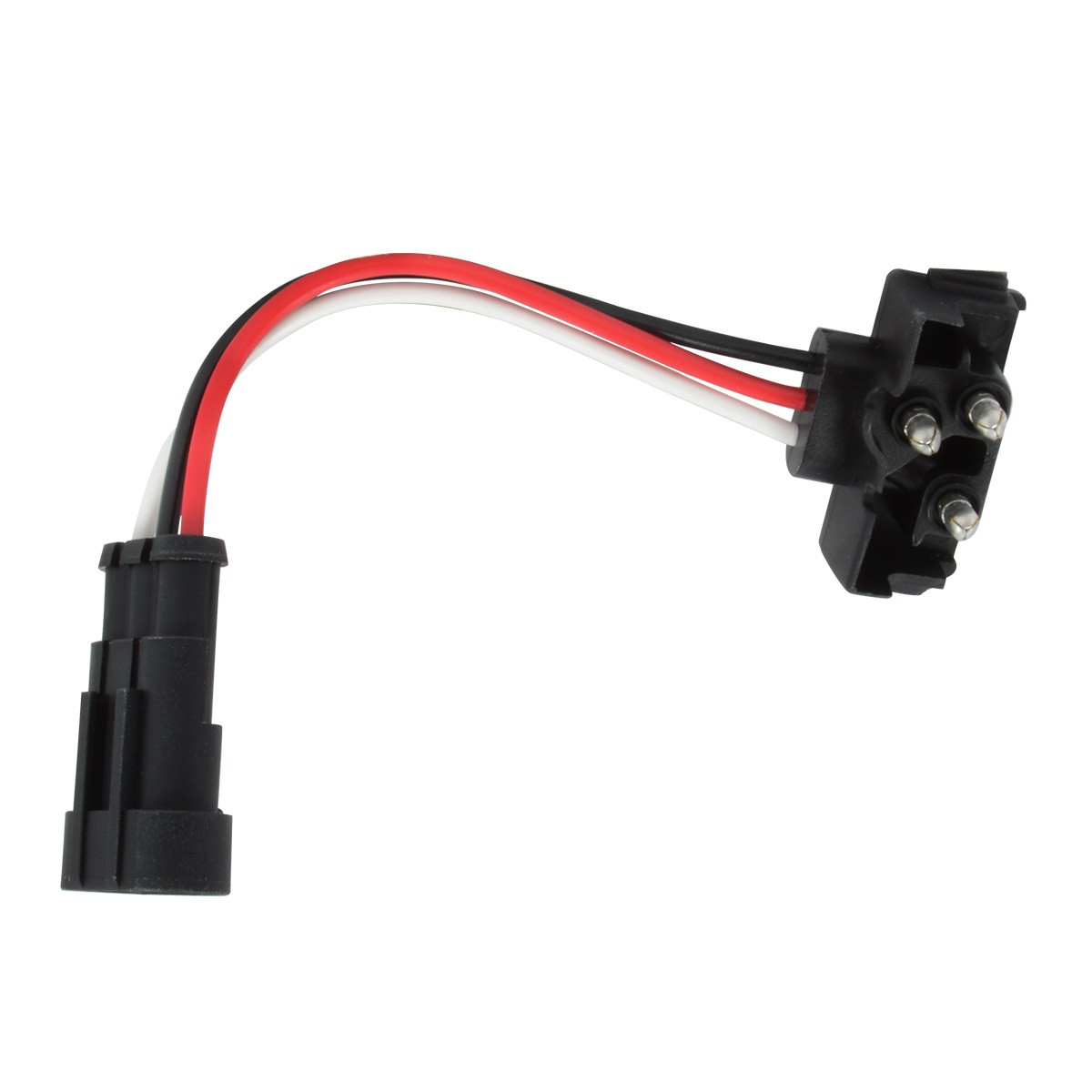 Weather Pack 3-Pin to Standard 3-Prong Light Plug Adapter