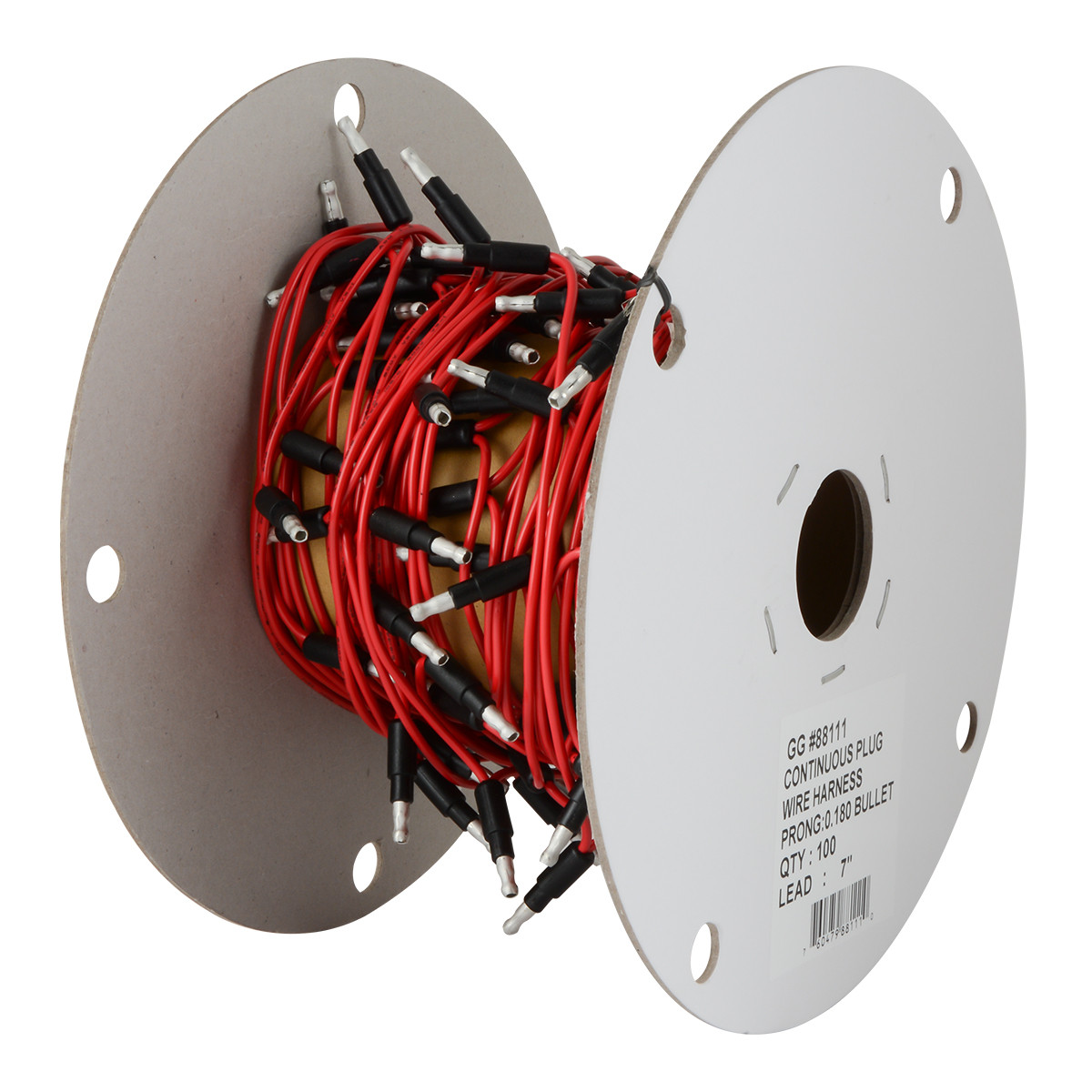 Continuous 0.180 Bullet Light Plug Wire Harness Roll