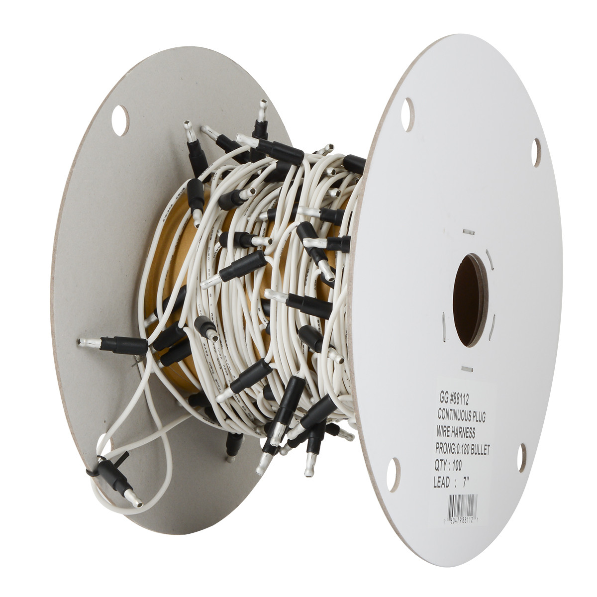 Continuous 0.180 Bullet Light Plug Wire Harness Roll