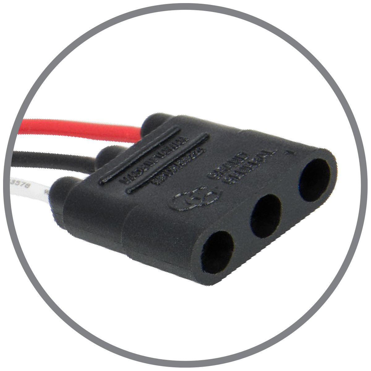 Continuous Triple Female Bullet Light Plug Wire Harness Roll - Thumbnail 2