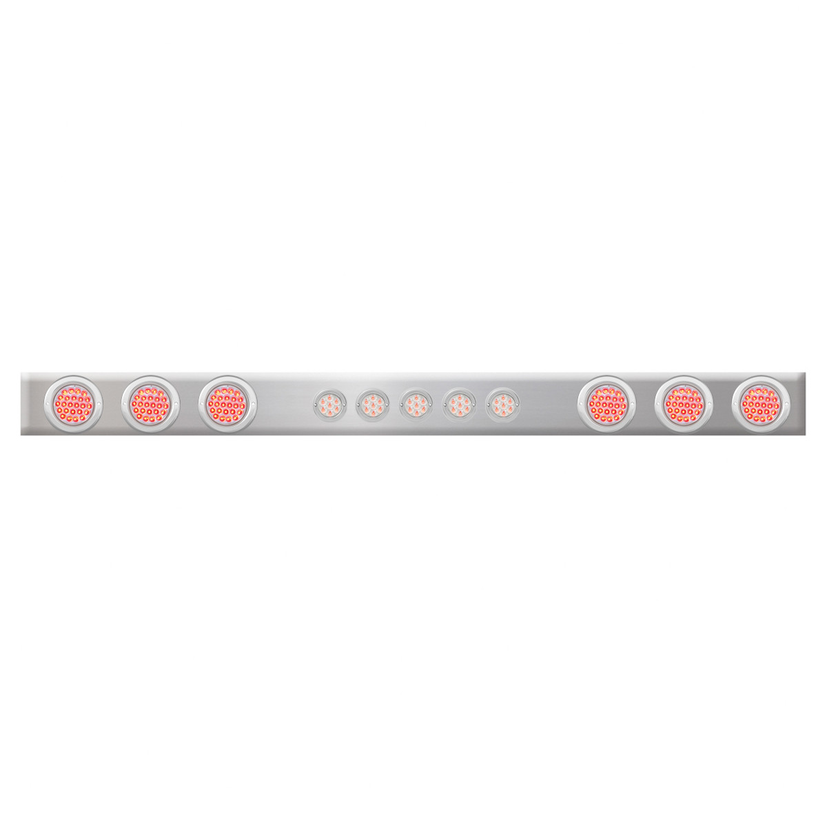 1-Pc Chrome Plated Steel Light Bar