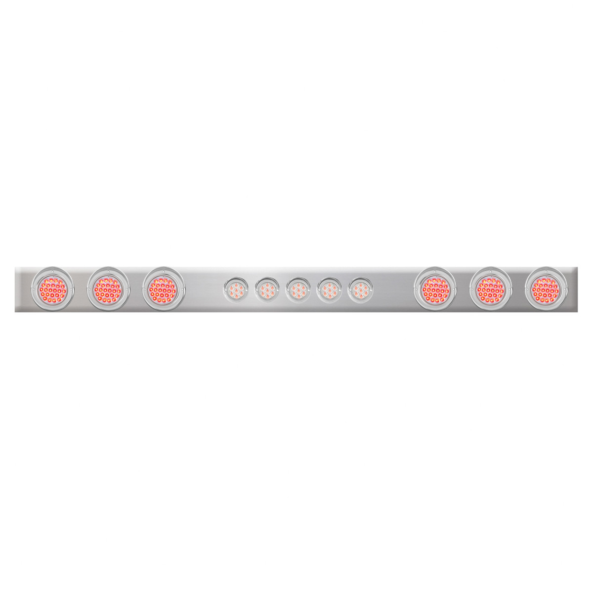 1-Pc Chrome Plated Steel Light Bar - Thumbnail 2