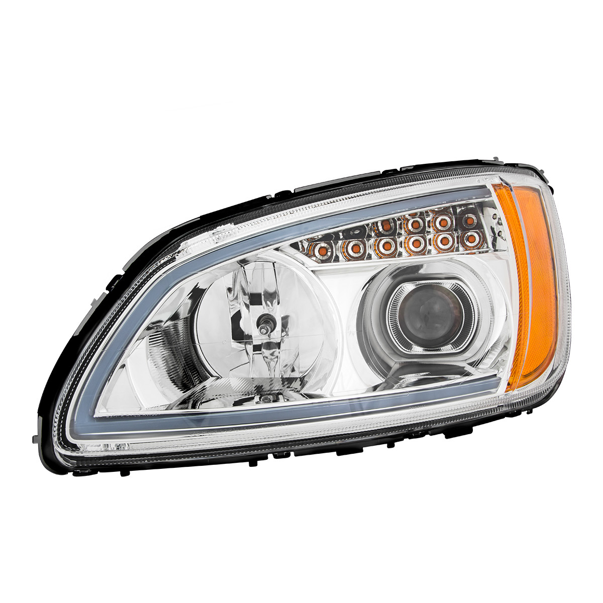 D2S HID Projection Headlight w/LED Turn Signal & LED Running Light - Thumbnail 2