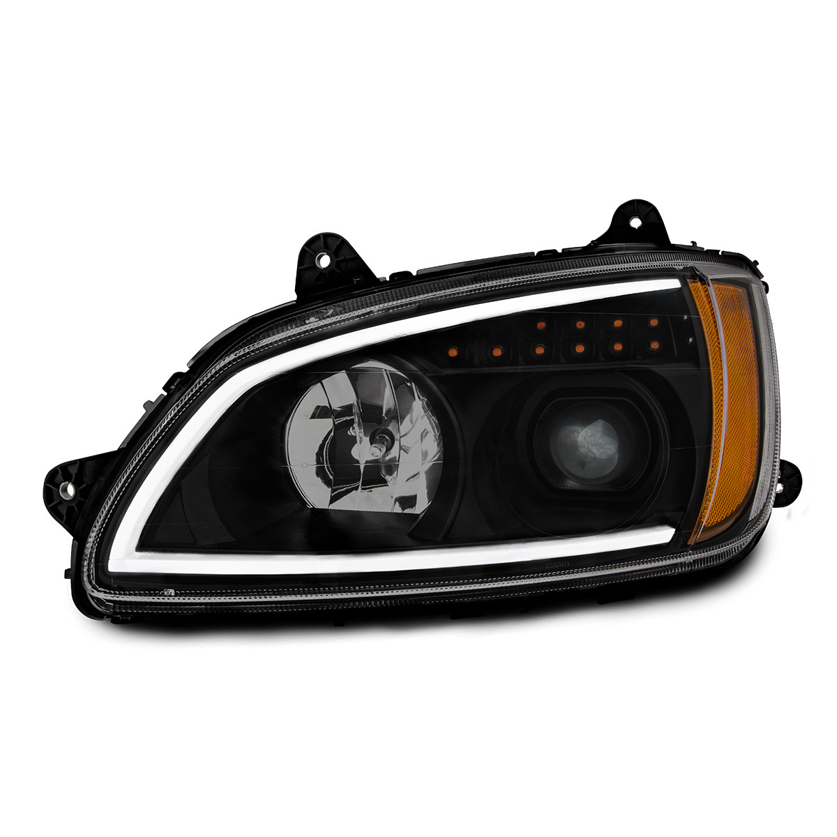 D2S HID Projection Headlight w/LED Turn Signal & LED Running Light