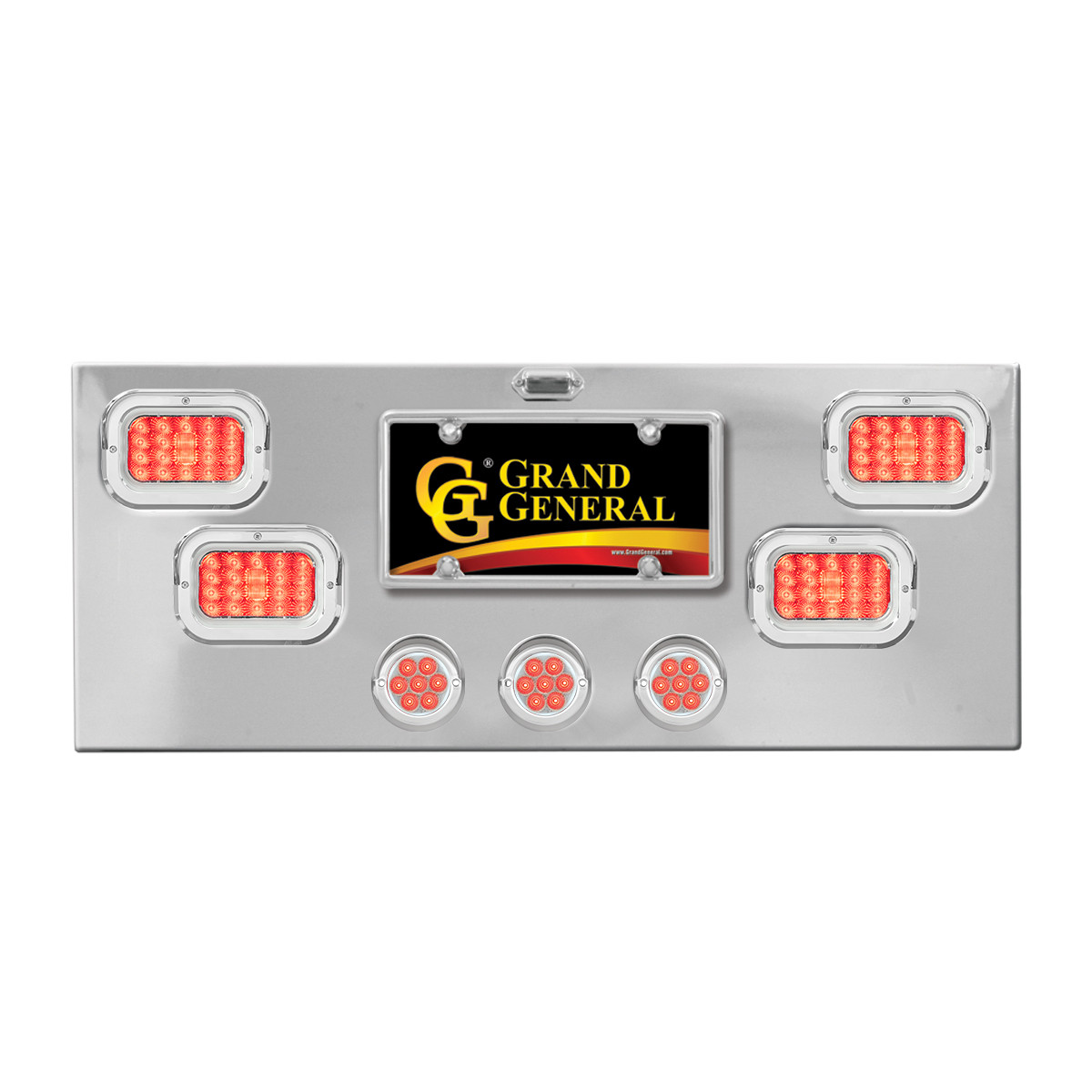 Stainless Steel Rear Center Light Panel