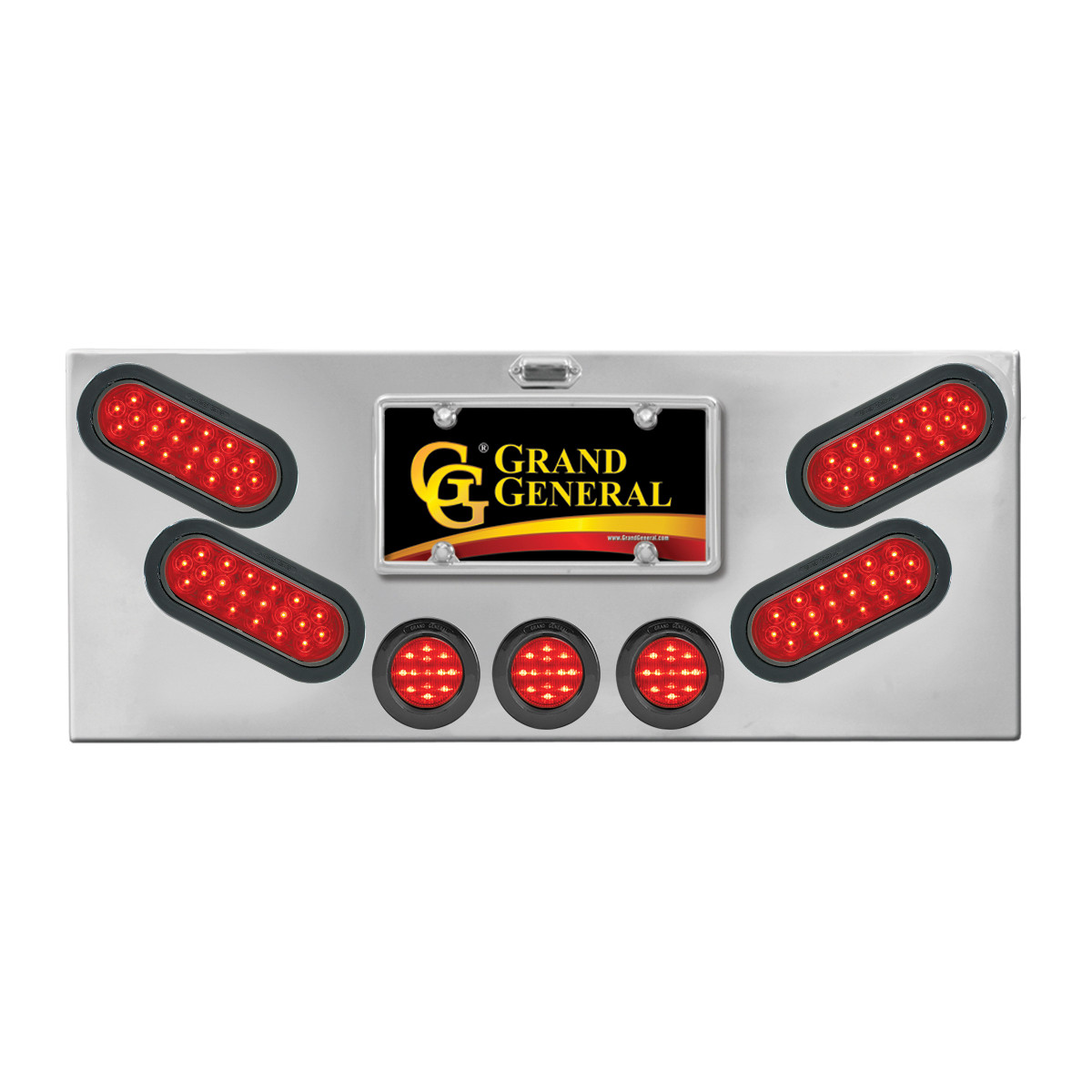 Stainless Steel Rear Center Light Panel