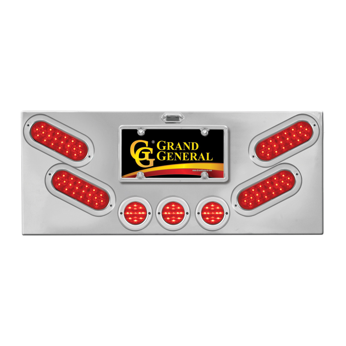 Stainless Steel Rear Center Light Panel