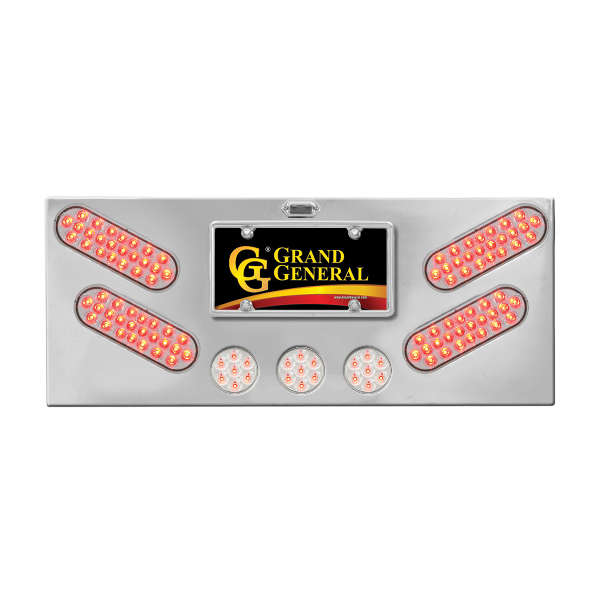 Stainless Steel Rear Center Light Panel