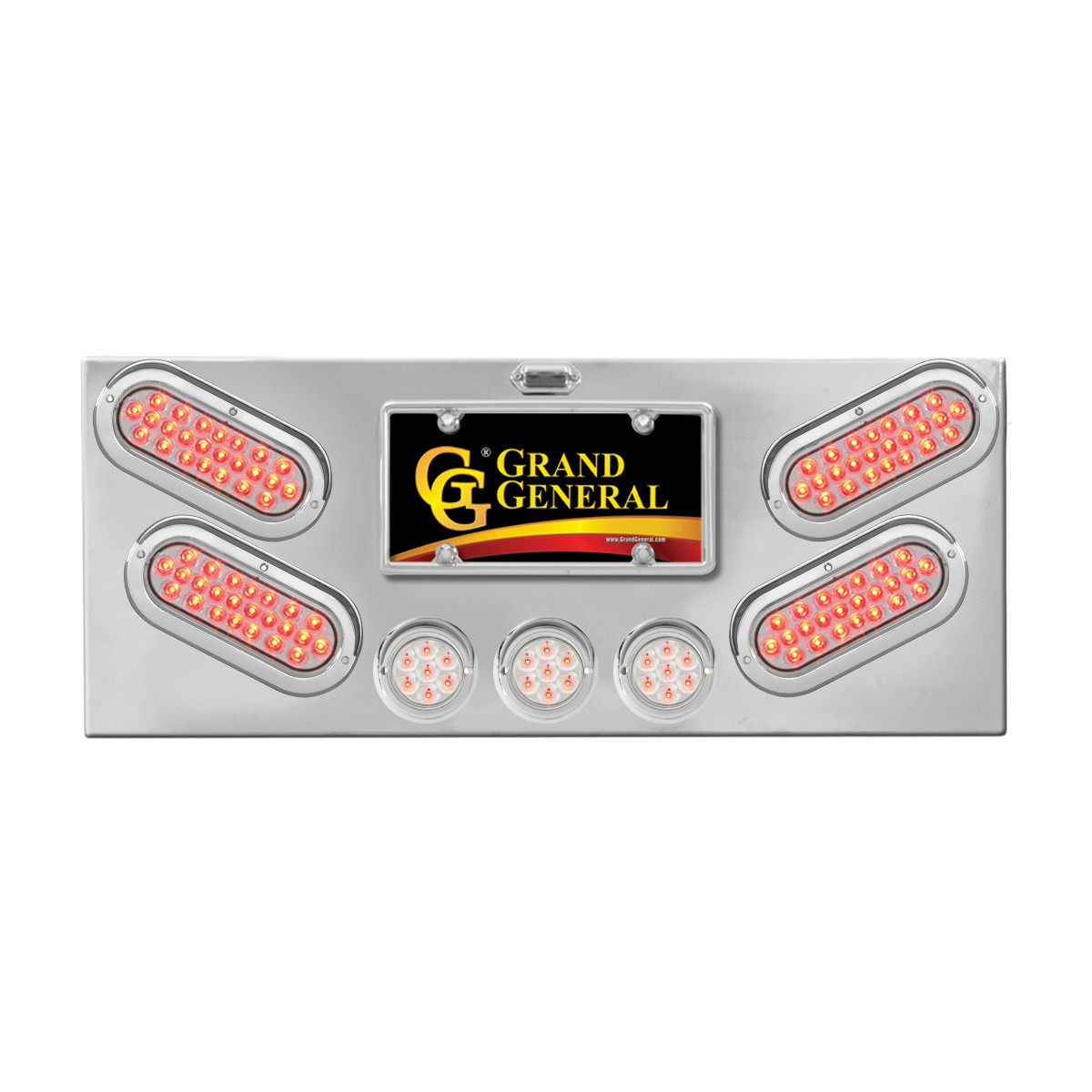 Stainless Steel Rear Center Light Panel