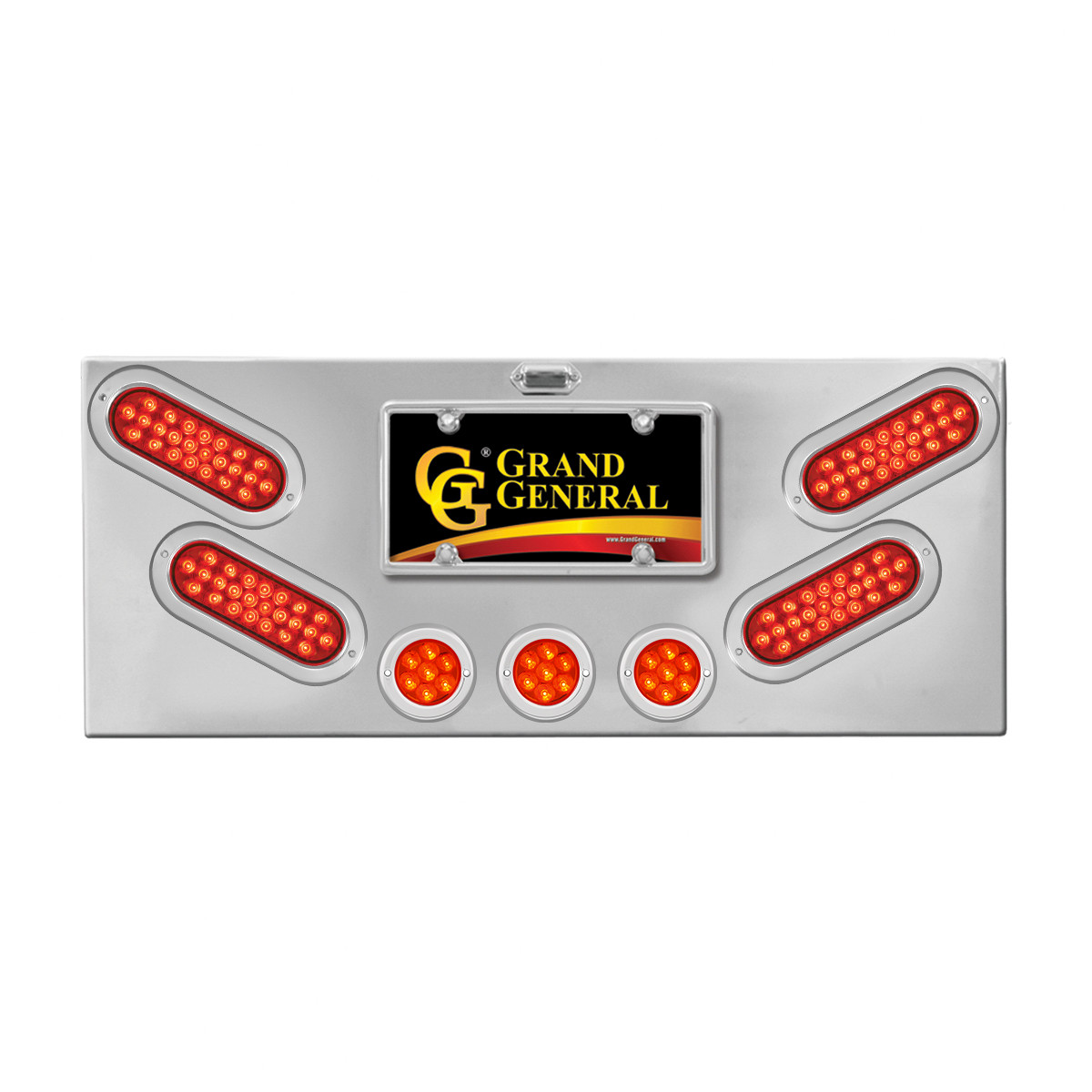 Stainless Steel Rear Center Light Panel