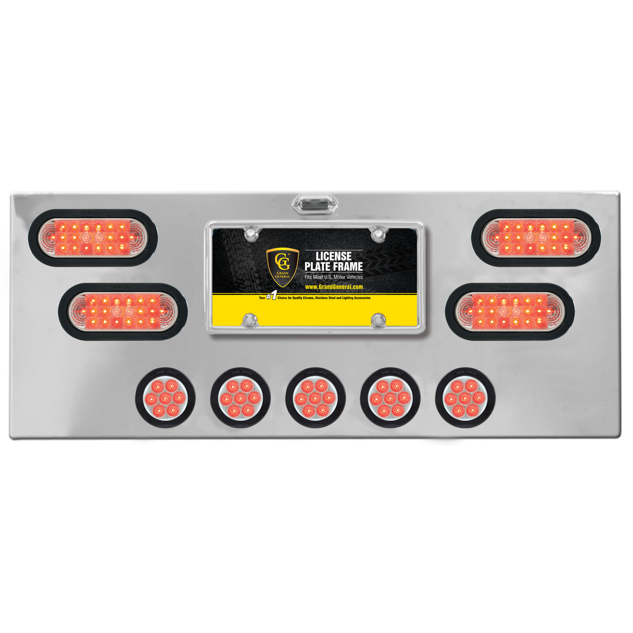 Stainless Steel Rear Center Light Panel - Thumbnail 2