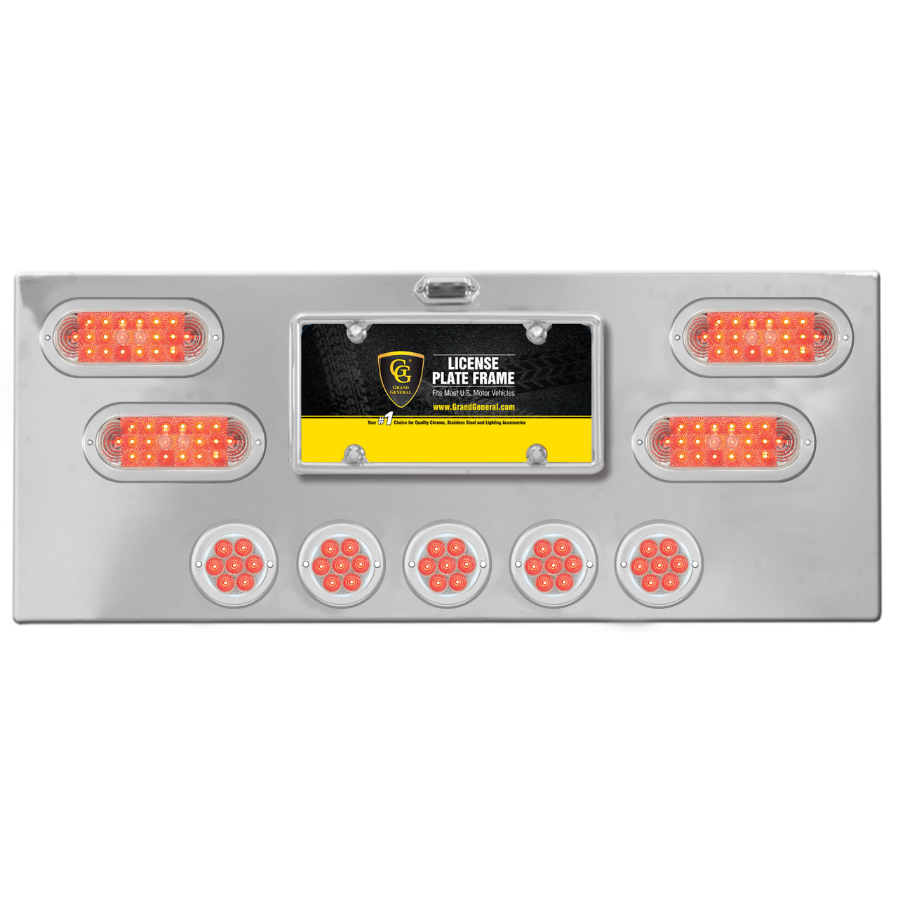 Stainless Steel Rear Center Light Panel - Thumbnail 2