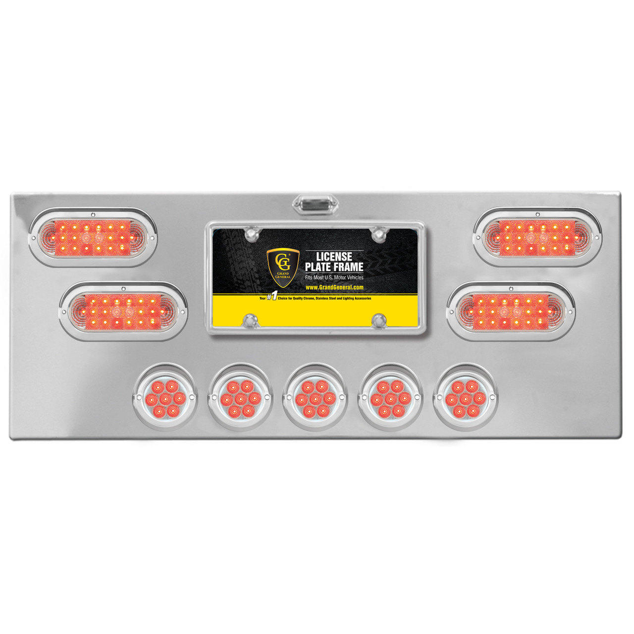 Stainless Steel Rear Center Light Panel - Thumbnail 2