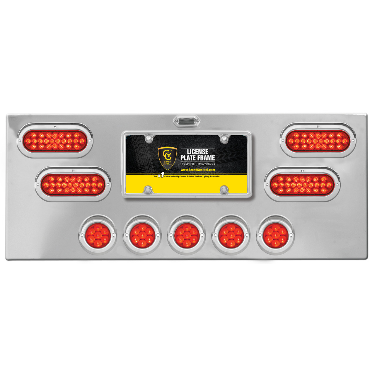 Stainless Steel Rear Center Light Panel - Thumbnail 2