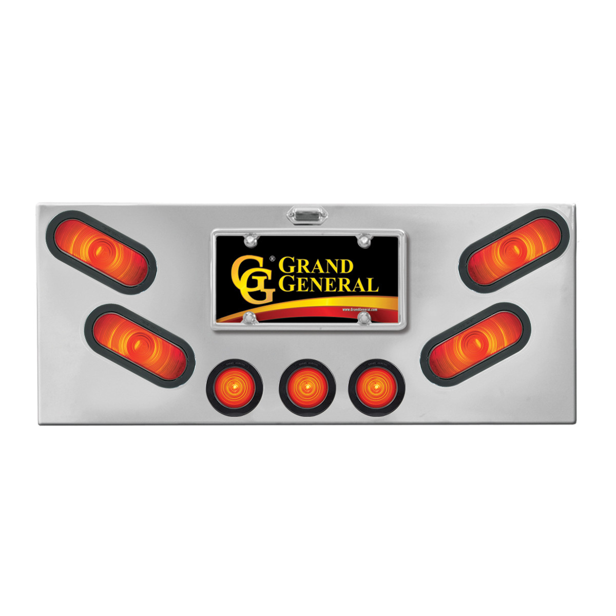 Stainless Steel Rear Center Light Panel