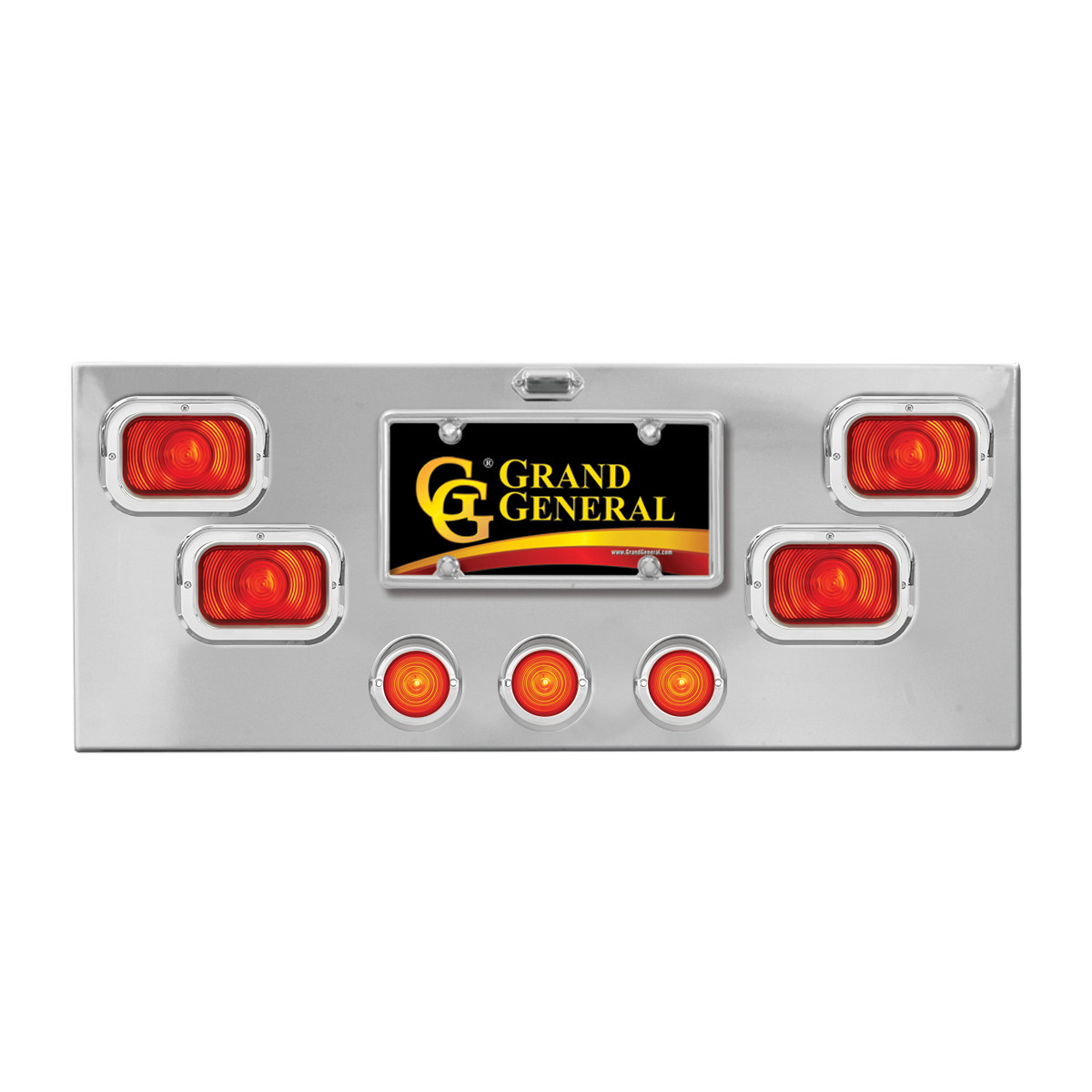 Stainless Steel Rear Center Light Panel