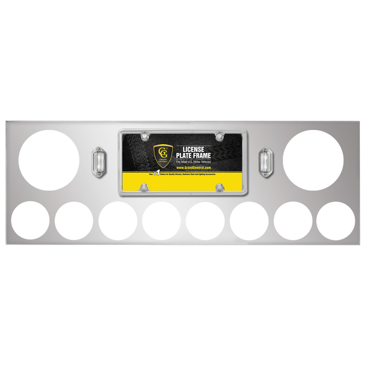 Stainless Steel Rear Center Light Panel Only