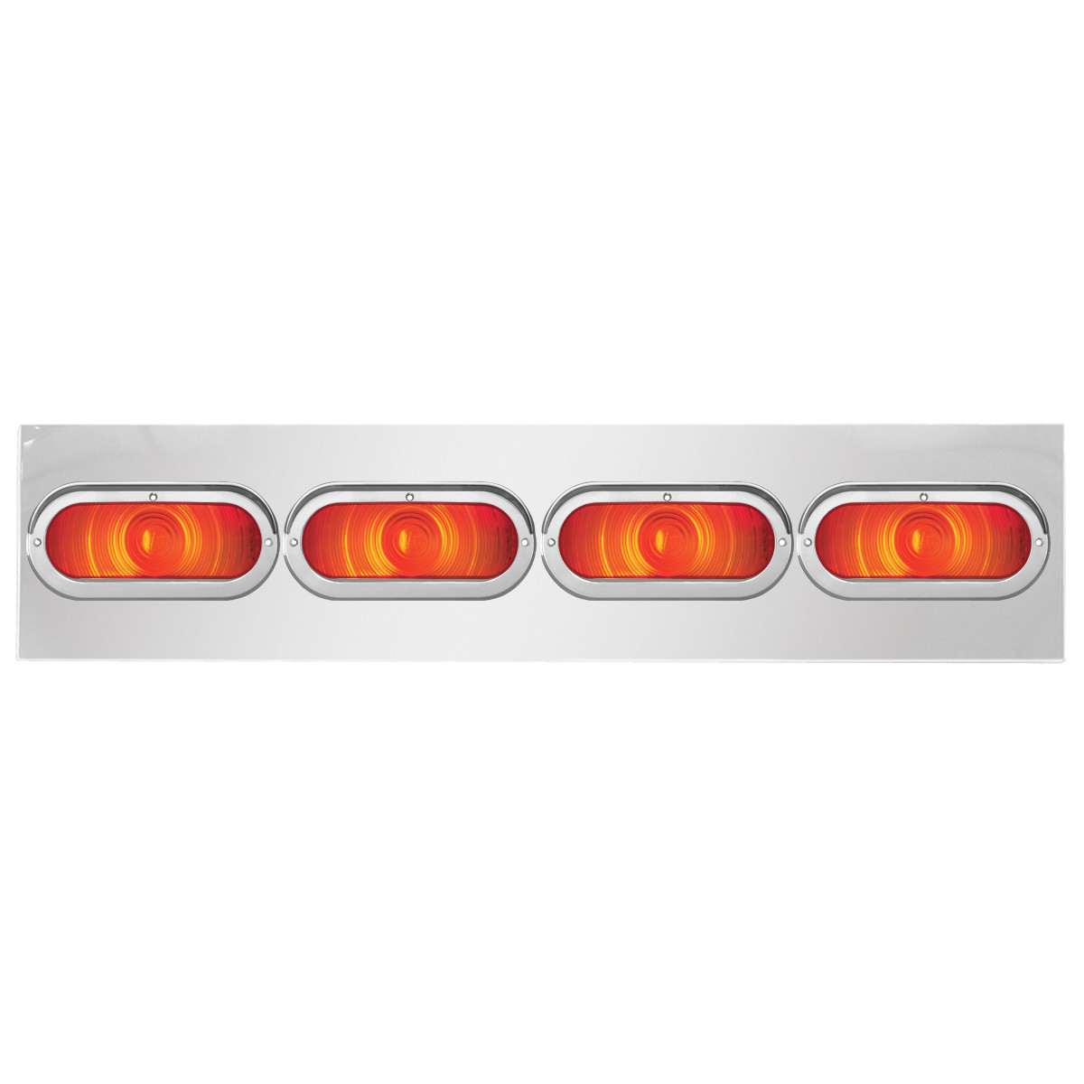 Chrome Plated Steel Rear Light Panel