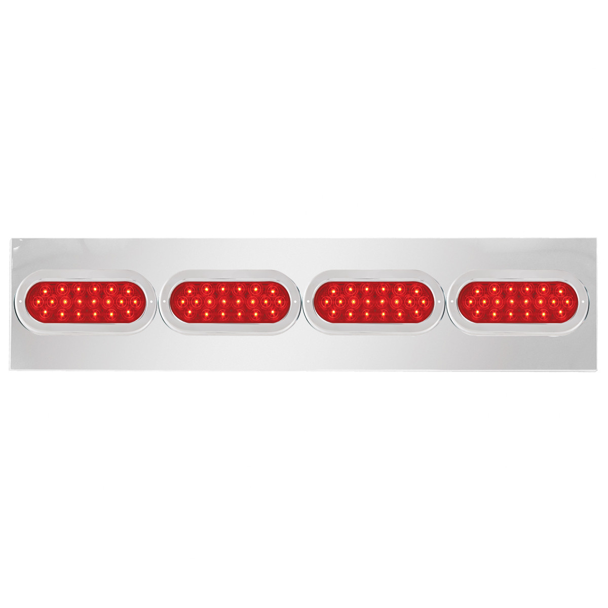 Chrome Plated Steel Rear Light Panel