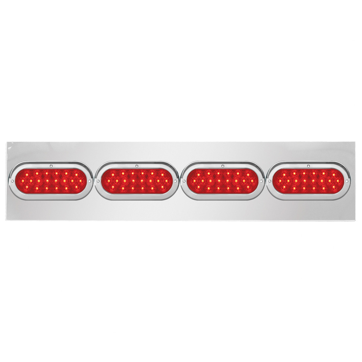 Chrome Plated Steel Rear Light Panel
