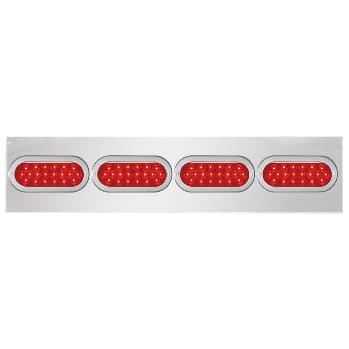 Chrome Plated Steel Rear Light Panel