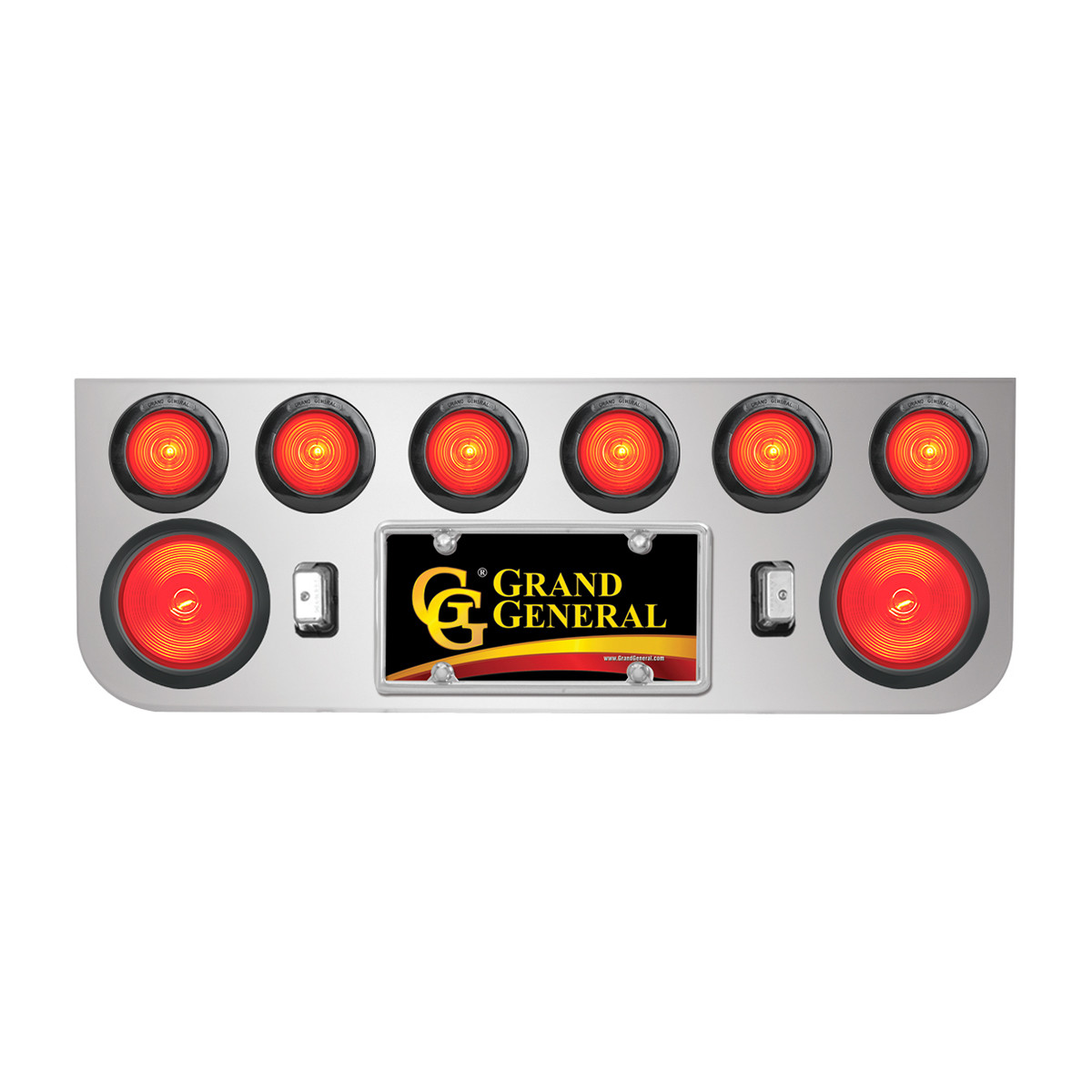 Stainless Steel Rear Center Light Panel