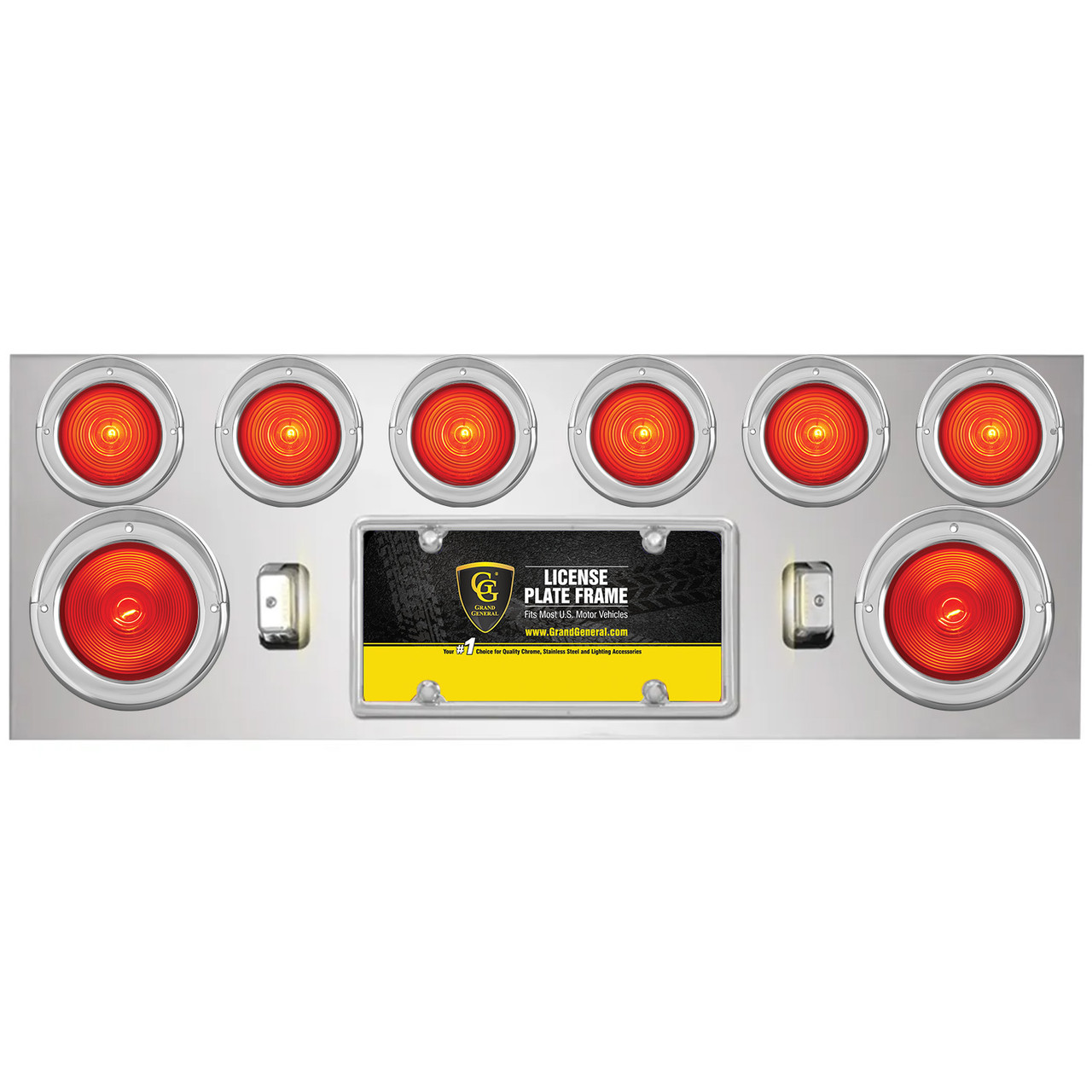 Stainless Steel Rear Center Light Panel