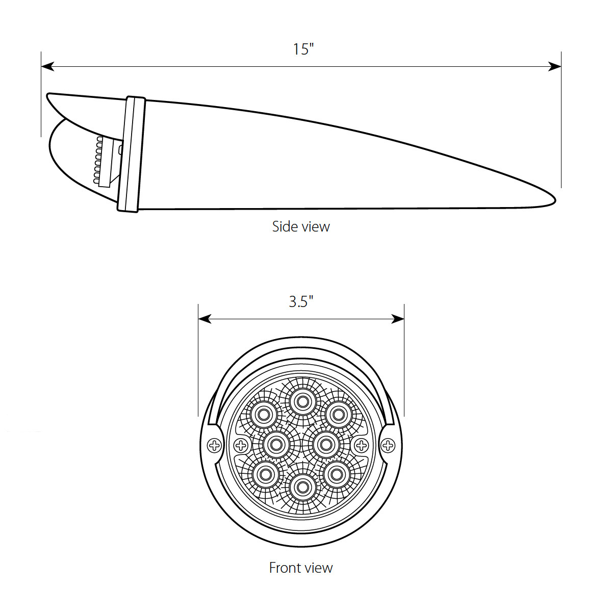 Classic Style LED Cab Light