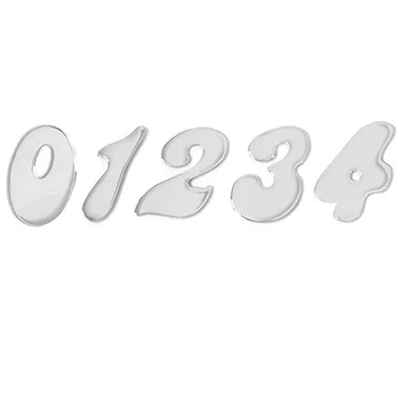 Traditional Number Cut Out  0 - 4