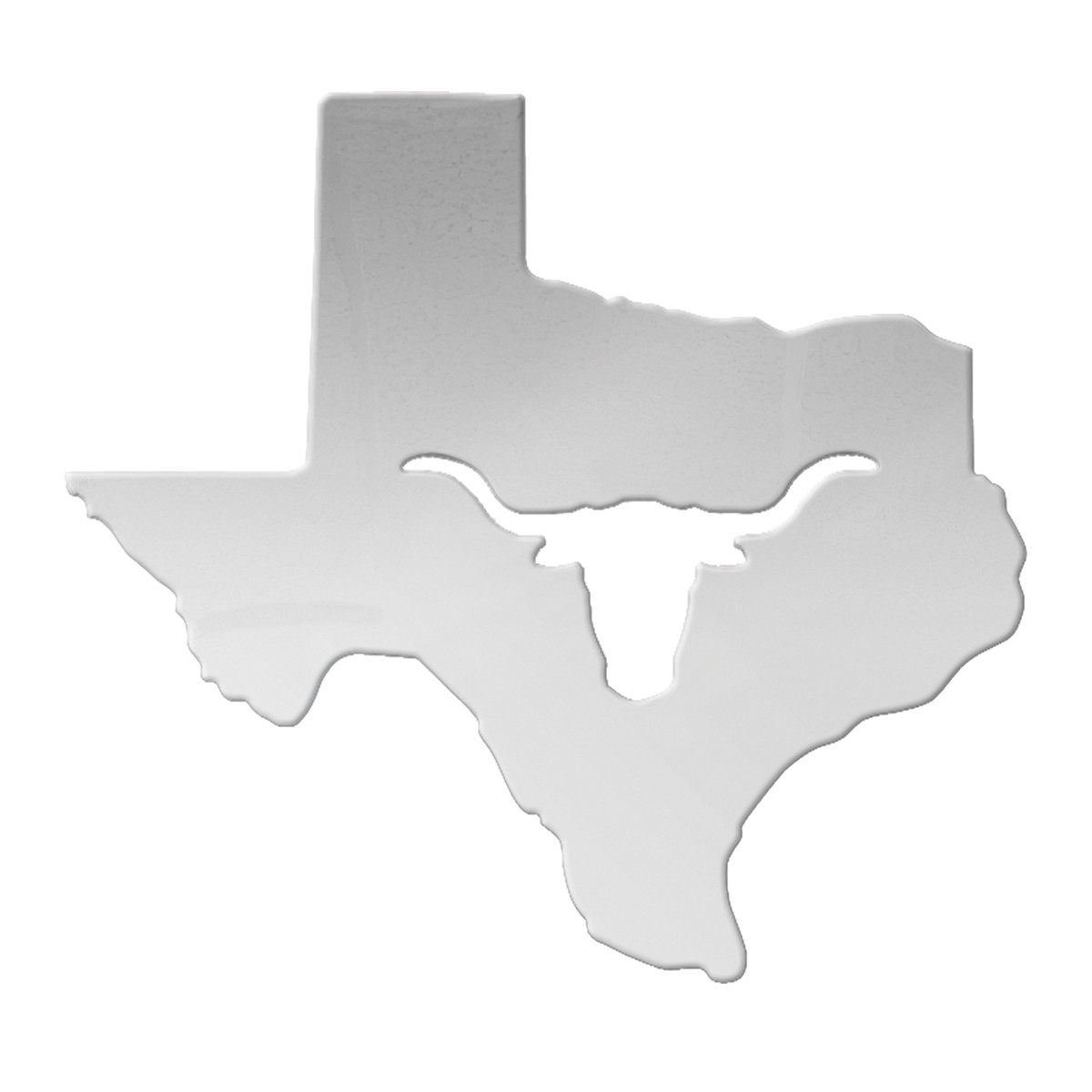 Texas State Cut Out with Long Horn
