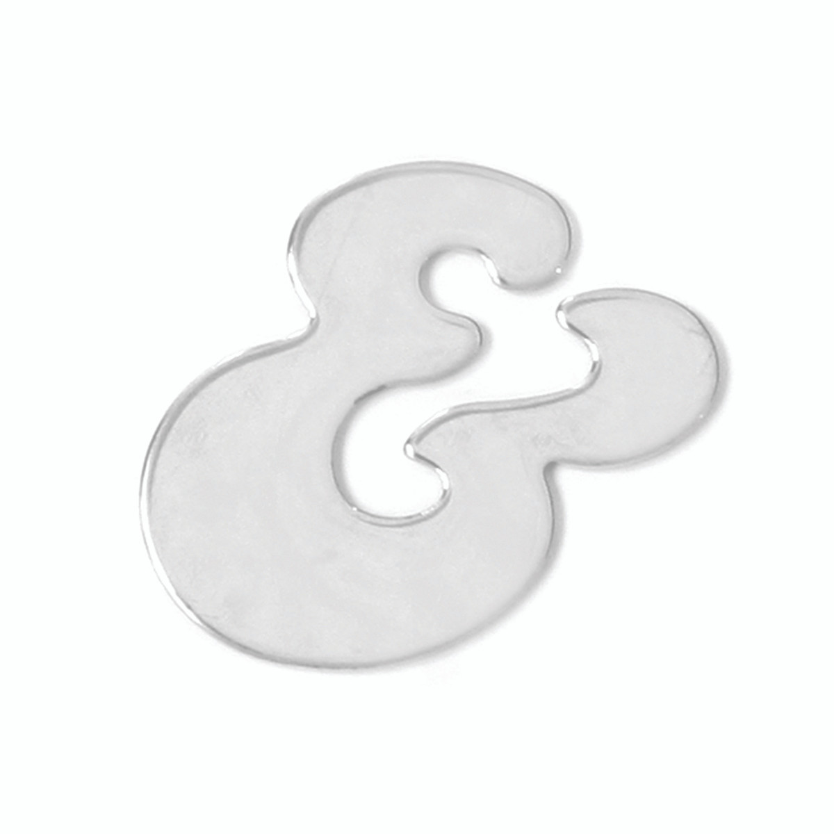 Traditional Letter Cut Out X - Z and &