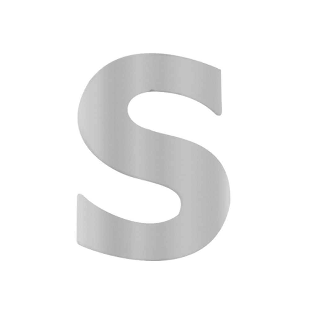Modern Letter Cut Out S - W