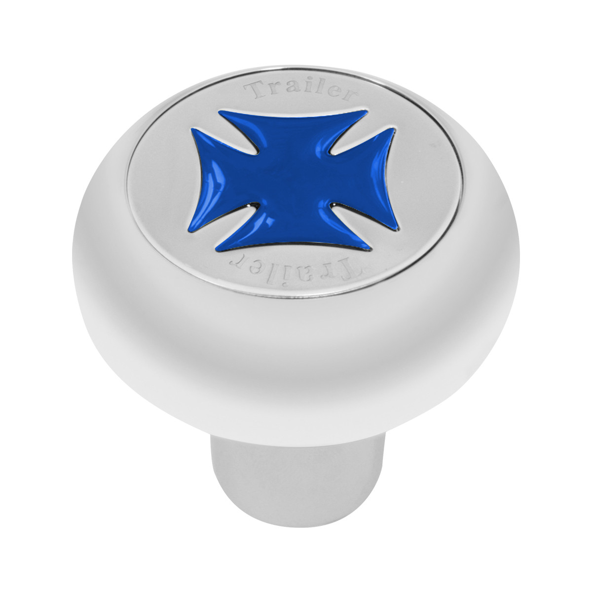 Iron Cross Chrome Air Valve Knob in Assorted Colors