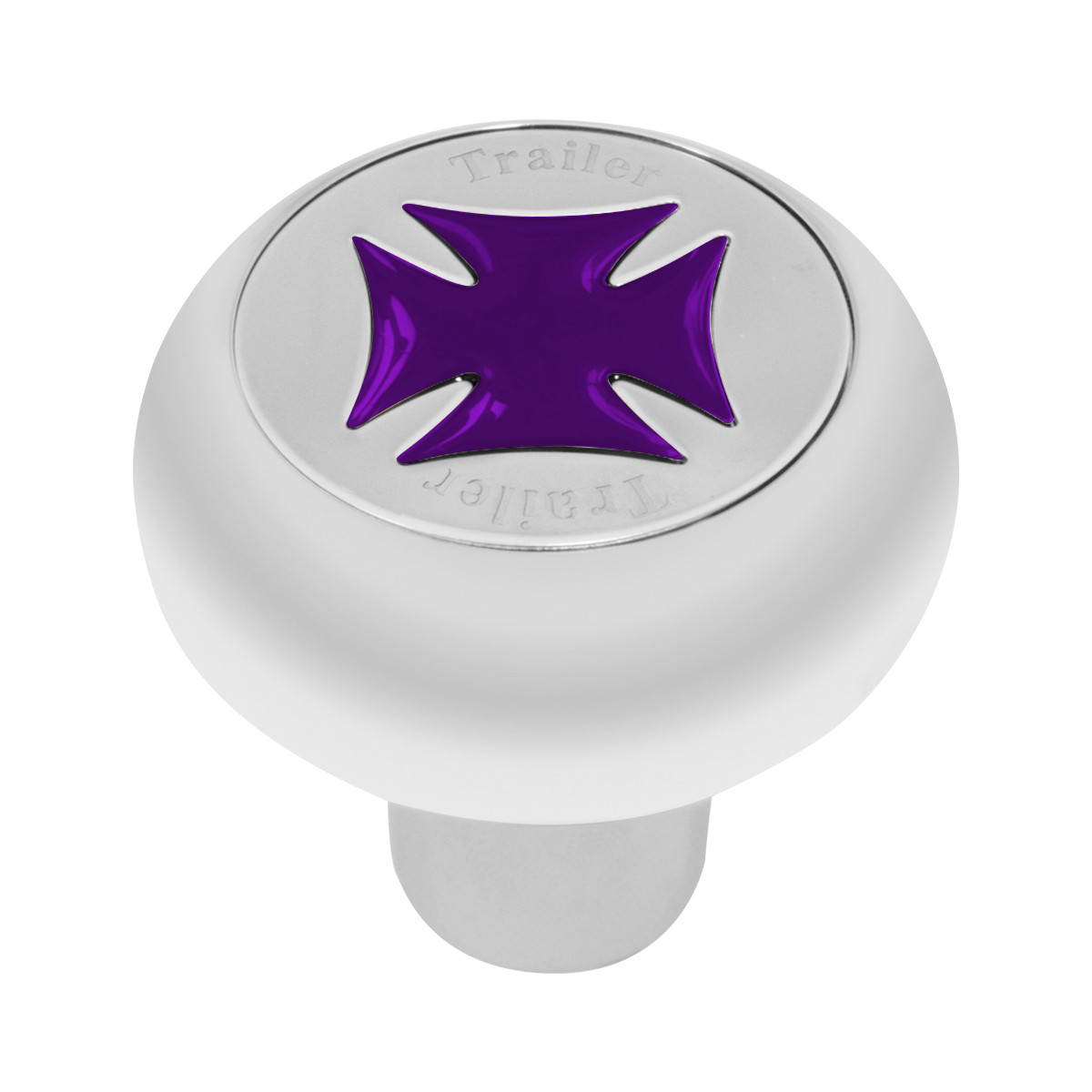 Iron Cross Chrome Air Valve Knob in Assorted Colors