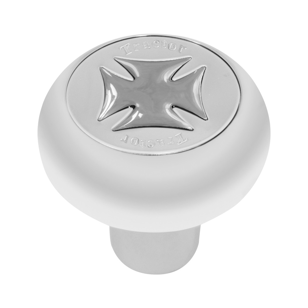 Iron Cross Chrome Air Valve Knob in Gold/Silver