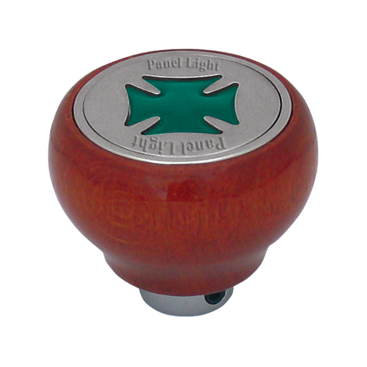 Iron Cross Wood Dashboard Knob in Assorted Color - Thumbnail 2